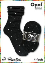 Opal Sockenwolle 4fach - Glitzer Tiefschwarz